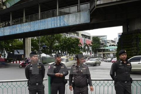 ​附图：泰国警察（图片来源：AFP/TTXVN）