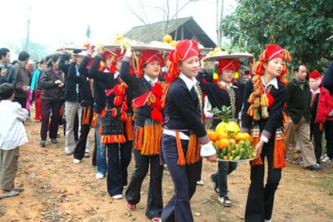 越南蒙族人传统新年的习俗（图片来源于网络）
