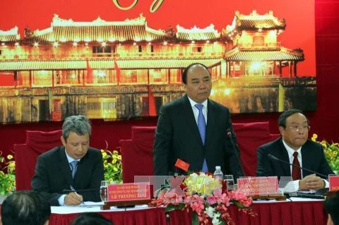 阮春福总理向承天顺化省党部、政府及人民致以新春祝福
