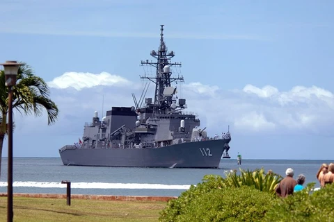 日本MAKINAMI军舰（图片来源：Royal Australian Navy）