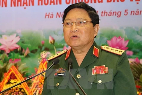 越南国防部部长吴春历大将。（图片来源：越通社）