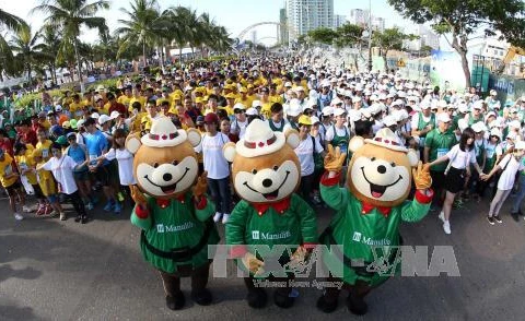 2016年岘港国际马拉松赛开幕式