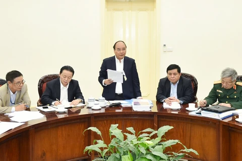越南政府总理阮春福主持会议