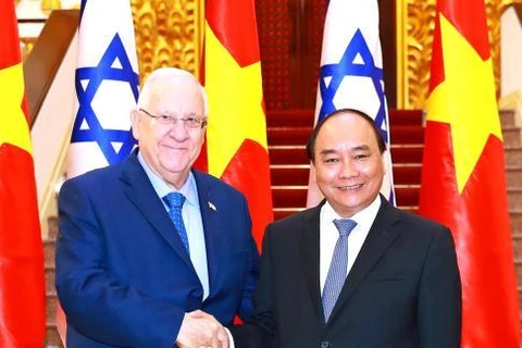 南政府总理阮春福会见以色列总统 以色列总统鲁文•里夫林。​（图片来源：越通社）
