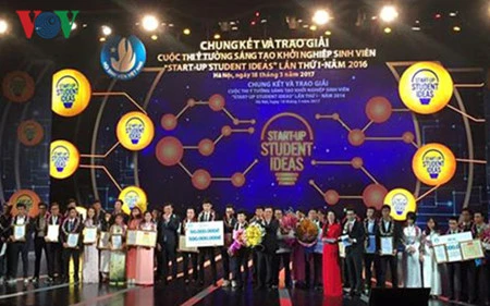 越南大学生创新创业构想比赛全国总决赛暨颁奖仪
