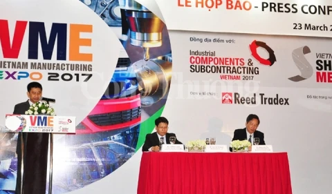 2017年越南制造业博览会记者招待会23日在河内举行