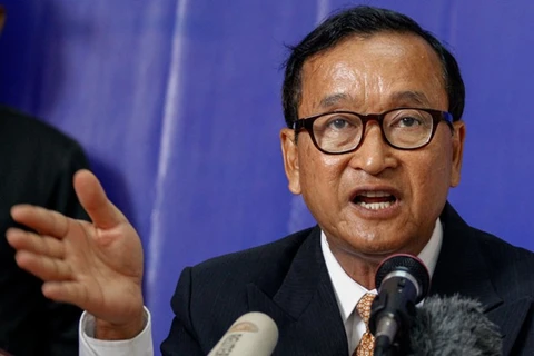 柬埔寨反对党救国党主席桑兰西