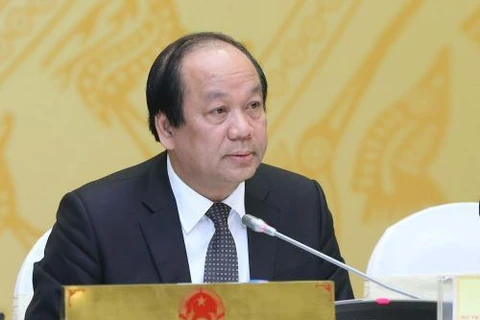 越南政府办公厅主任梅进勇部长（图片来源：越通社）