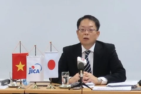 日本国际协力机构驻越办事处首席代表藤田康夫。