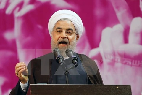 伊朗伊斯兰共和国总统哈桑·鲁哈尼。（图片来源：AFP）