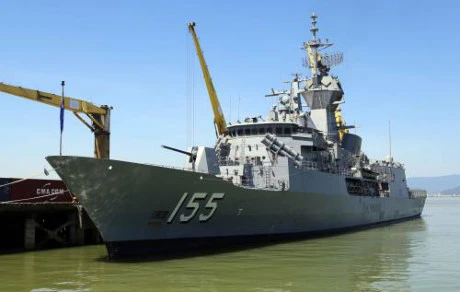 澳大利亚海军“巴拉腊特”号护卫舰。