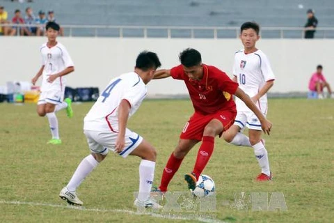 越南U15足球队获得银牌。（图片来源：越通社）