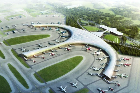 龙城机场设计方案。（图片来源：ACV） 