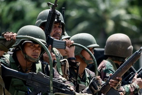 菲律宾士兵。（图片来源：cnn.com） 