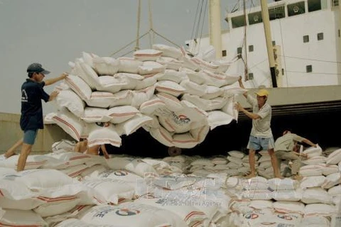 附图：大米​是越南对俄出口的主要产品之一。