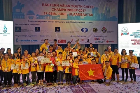 越南青少队的各成员。（图片来源：因特网）