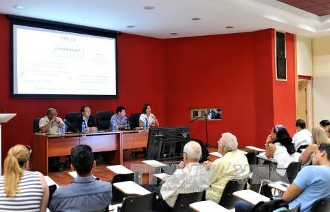 “越南和太平洋盆地正在谈判中的超级协议”学术研讨会在古巴举行。（图片来源：越通社）