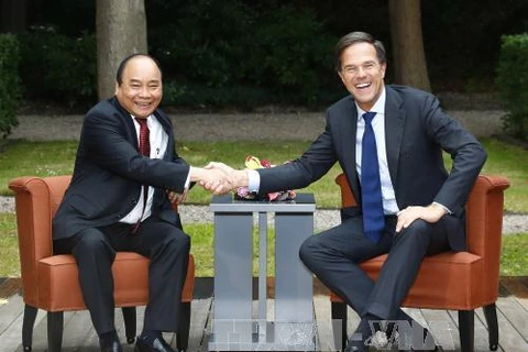 越南政府总理阮春福与荷兰首相马克·吕特举行会谈