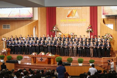 越南南方福音教会第5次大会正式开幕。