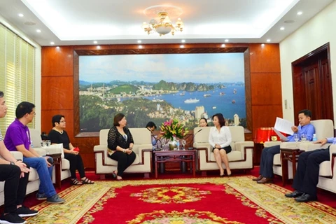 广宁省人委会副主席武氏秋水会见菲律宾旅游部代表团。