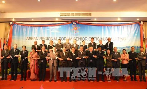 资料图：在老挝召开的东盟地区论坛高官会。
