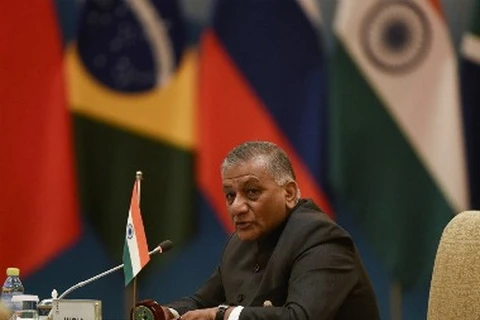 印度外交部及海外印人事务部国务部长V·K·辛格。（图片来源：路透社）
