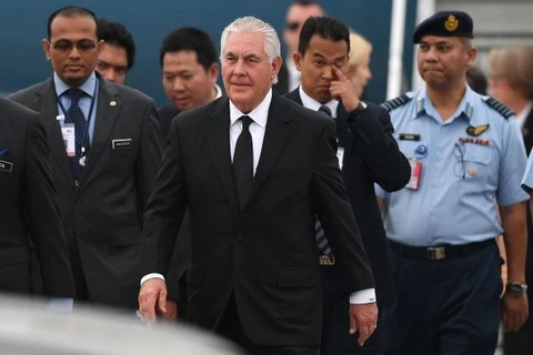 美国国务卿蒂勒森访问马来西亚。（图片来源：AFP） 