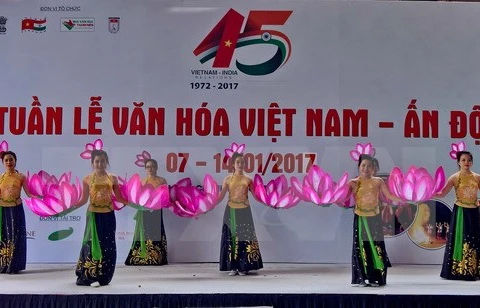 附图：越南-印度文化周。（图片来源：越通社）