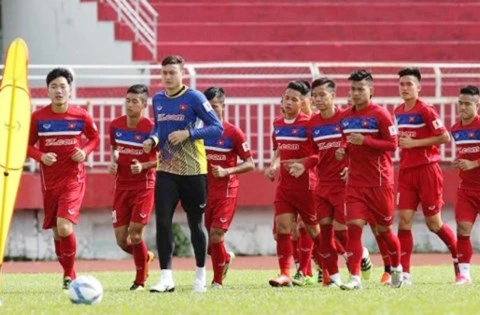 越南国家足球队。（图片来源：http://thethao.sggp.org.vn）