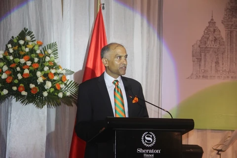 印度驻越南大使帕尔瓦塔纳尼•哈里什。（图片来源：http://cand.com.vn)