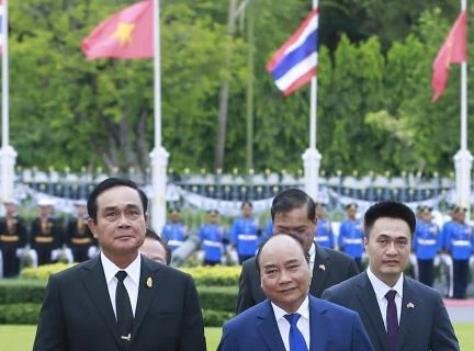 泰国总理巴育欢迎阮春福访泰。