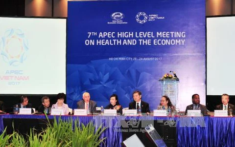 第七次卫生与经济高级别会议在胡志明市举行。（图片来源：越通社）