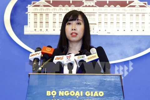越南外交部发言人黎氏秋姮。（图片来源：越通社）