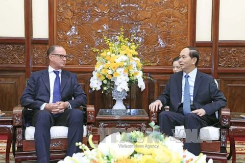 越南国家主席陈大光会见奥地利驻越大使