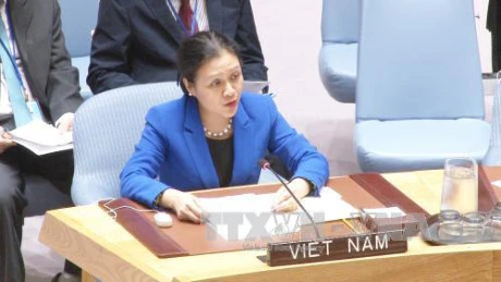 越南驻联合国代表团团长阮方娥大使。（图片来源：越通社）