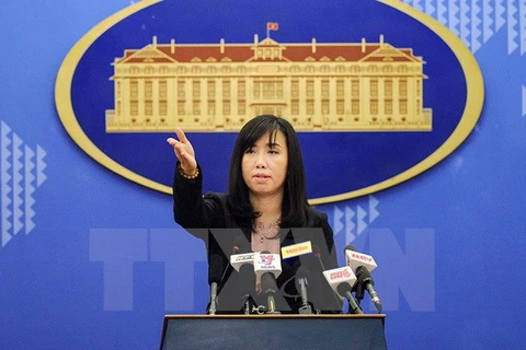 越南外交部发言人黎氏秋姮。（图片来源：越通社） 