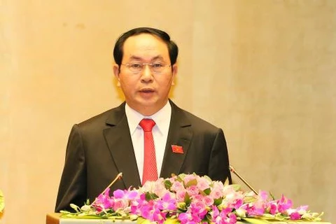 越南国家主席陈大光。