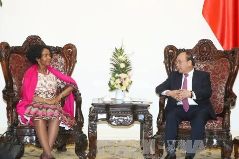 越南政府总理阮春福会见南非国际关系与合作部长