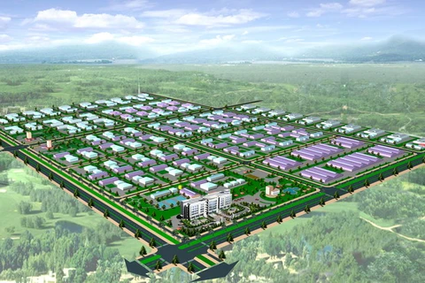 朔庄省一个工业园区效果图。