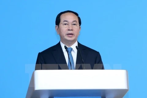 越南国家主席陈大光。（图片来源：越通社）