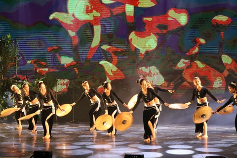 2017年国际舞蹈节在宁平省开幕。（图片来源：越通社）
