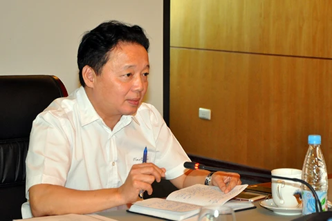 越南自然资源与环境部部长陈红河。（图片来源：因特网）