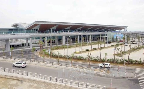 岘港国际机场国际航班航站楼。