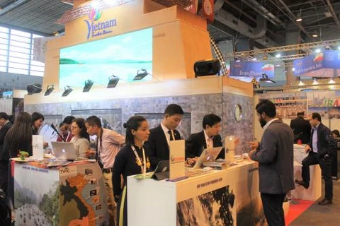 越南在2017年法国巴黎国际博览会上的展位。