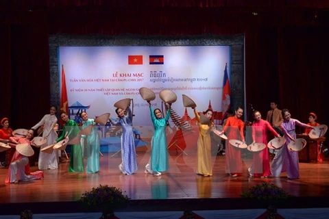 越南艺术表演节目。