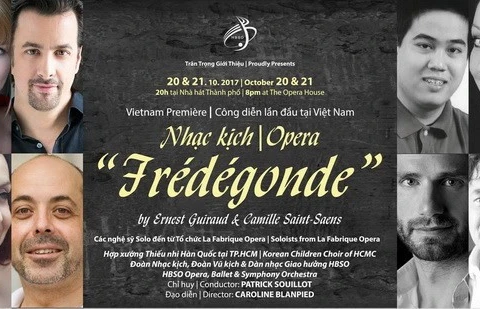 越南公演世界著名歌剧Frédégonde皇后