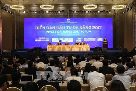 2017年岘港投资论坛场景。（图片来源：越通社）