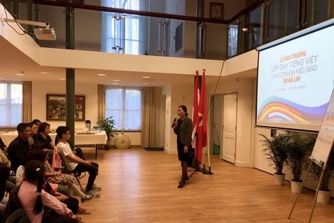 越南驻荷兰大使馆为旅荷越侨子女开设越南语培训班