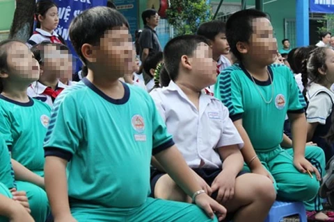 附图：越南各大城市儿童肥胖人数剧增（图片来源于网络）