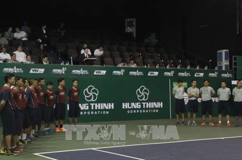 2017年越南兴盛国际网球公开赛正式开赛（图片来源：越通社）
